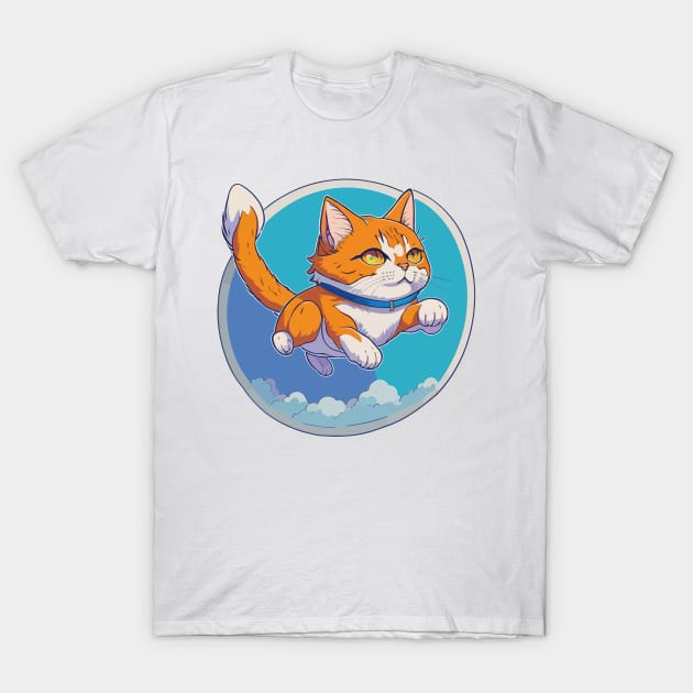 Air Elemental Cat T-Shirt by SpriteGuy95